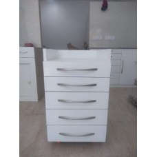 White Medical Equipment Trolley