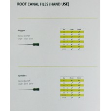 ROOT CANAL FILES (HAND USE)