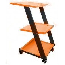 Orange Clinical Trolley